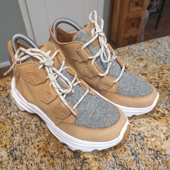 Sorel Kinetic Conquest Shoes Womens Size 6 Suede Waterproof Boot NL4903 - Picture 2 of 12